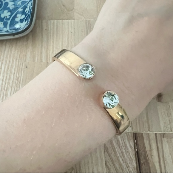 Kate spade New York rose gold tone hinged fashion cuff bracelet - Picture 3 of 12